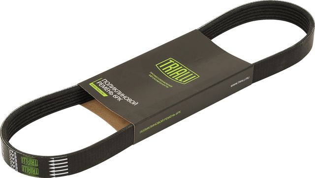 Приводной ремень поликлиновой Trialli (EPDM (Этилен-пропиленовый каучук)) для Land Rover Range Rover III 2010-2012. Артикул 6PK770