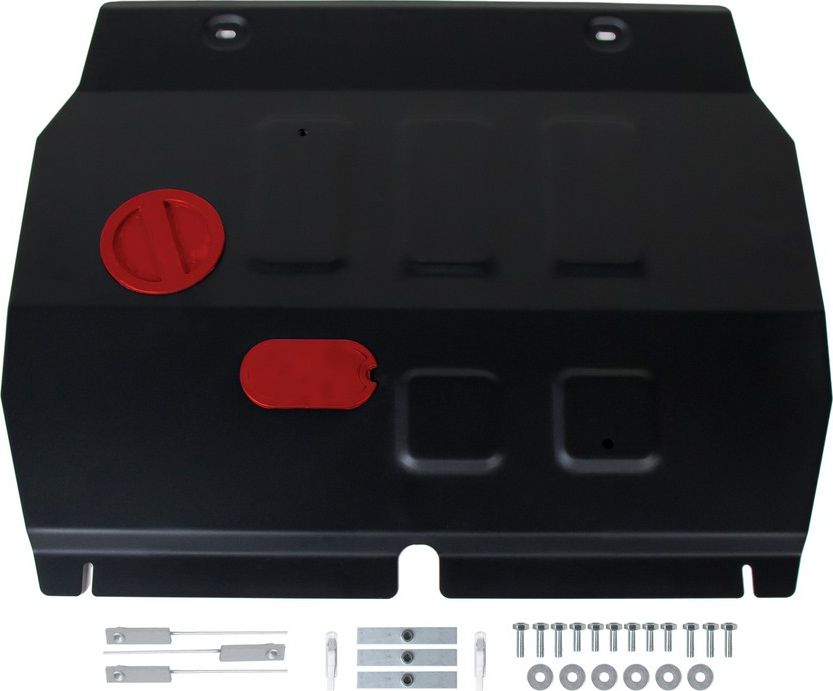 Защита АвтоБРОНЯ для картера и КПП Chevrolet Onix II поколение 2019-2026. Артикул 111.01032.1