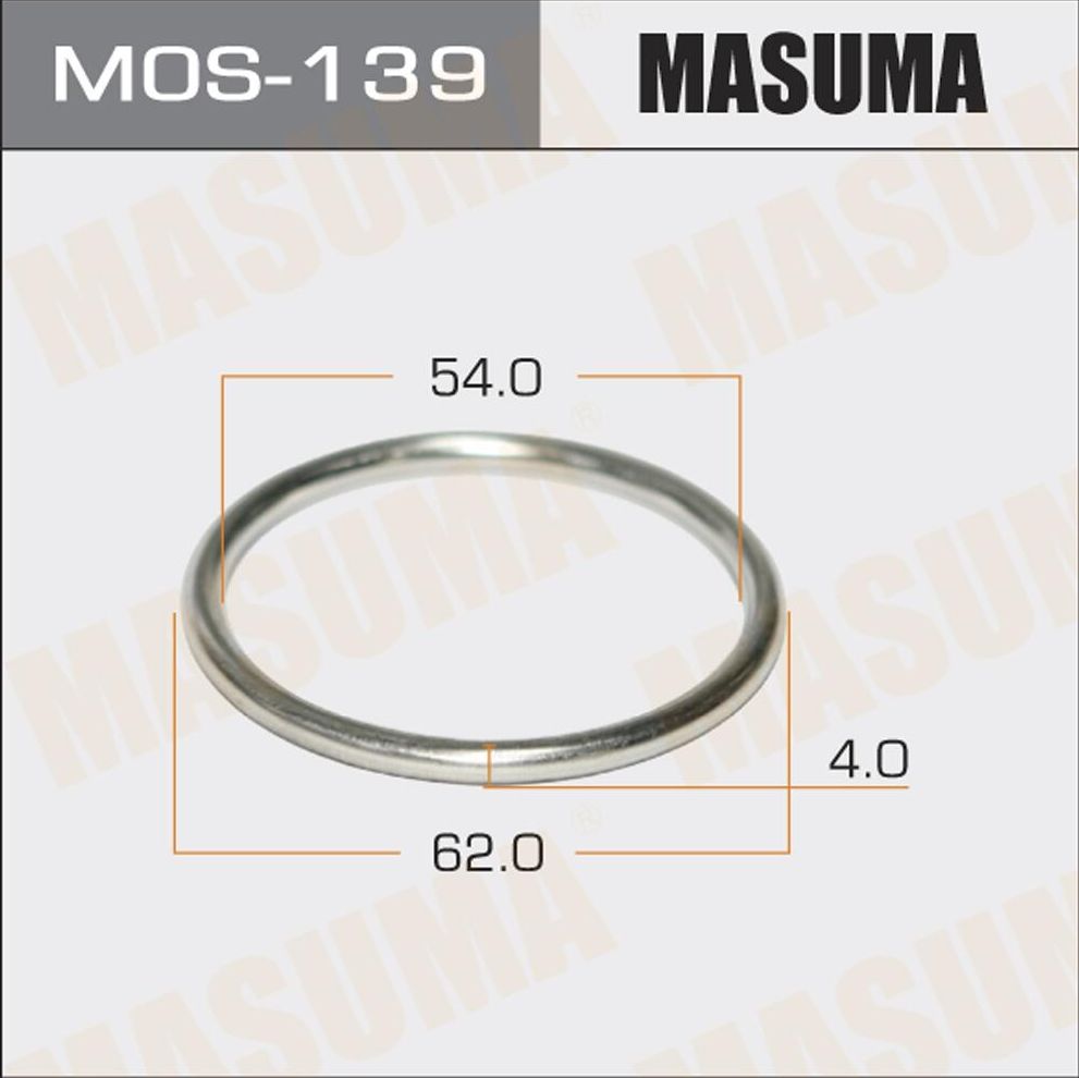 Кольцо уплотнительное (Masuma). Артикул MOS-139