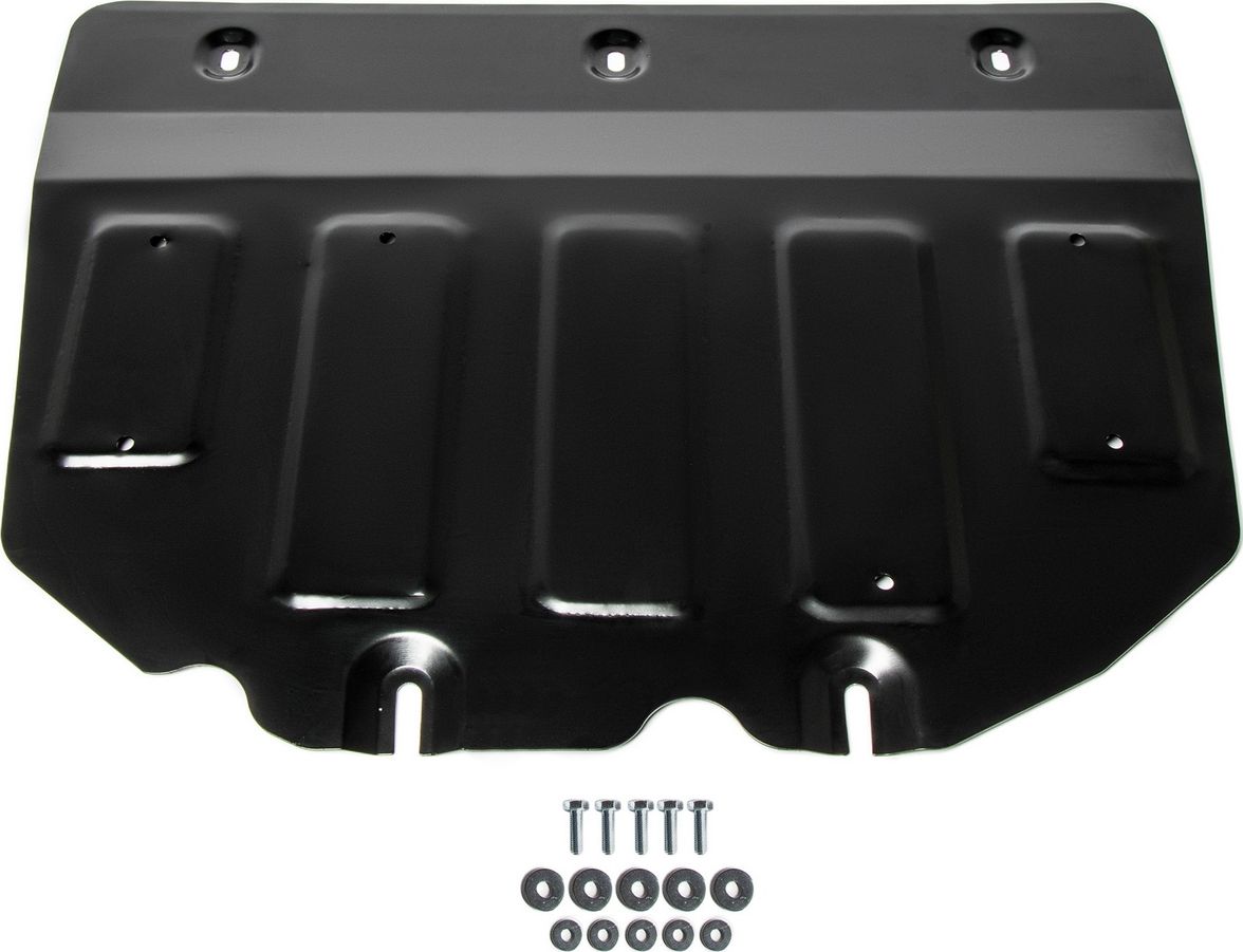 Защита АвтоБРОНЯ для картера и КПП Mazda 3 IV BP АКПП 2019-2026. Артикул 111.03827.1