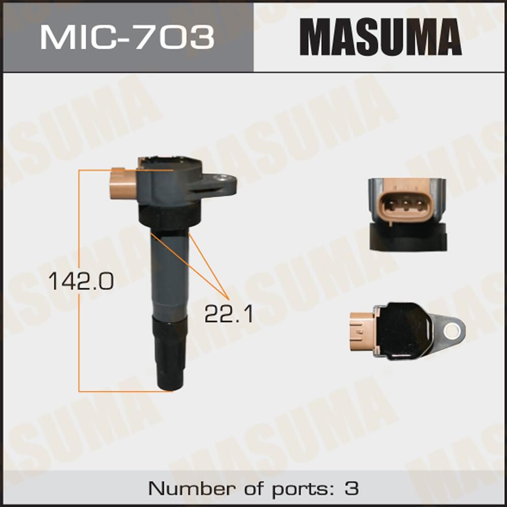 Катушка зажигания Masuma. Артикул MIC-703