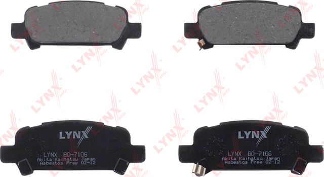 Тормозные колодки LYNXauto. Артикул BD-7106