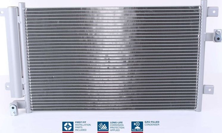 Радиатор кондиционера (конденсатор) Nissens (алюминий). Артикул 940292
