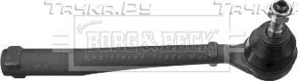 Наконечник рулевой тяги Borg & Beck правый внешний для Citroen C-Elysee I 2012-2026. Артикул BTR5779