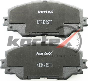 Колодки тормозные TOYOTA Auris (07-),Rav 4 (09-,13-) передние (4шт.) KORTEX. Артикул KT3424STD