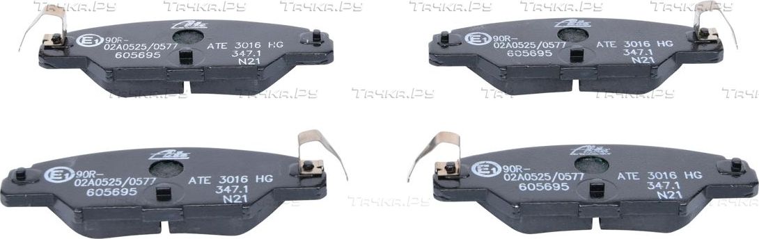Тормозные колодки ATE задние для Mazda CX-5 I 2014-2017. Артикул 13.0460-5695.2