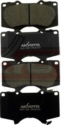 Тормозные колодки Akyoto Packing AKYOTO. Артикул AKD-1296