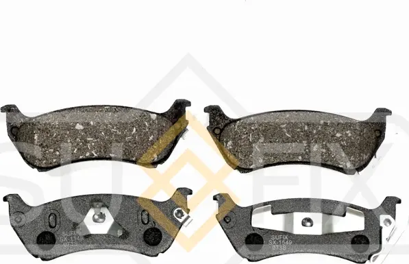 Колодки тормозные задние (Sufix). Артикул SX1549