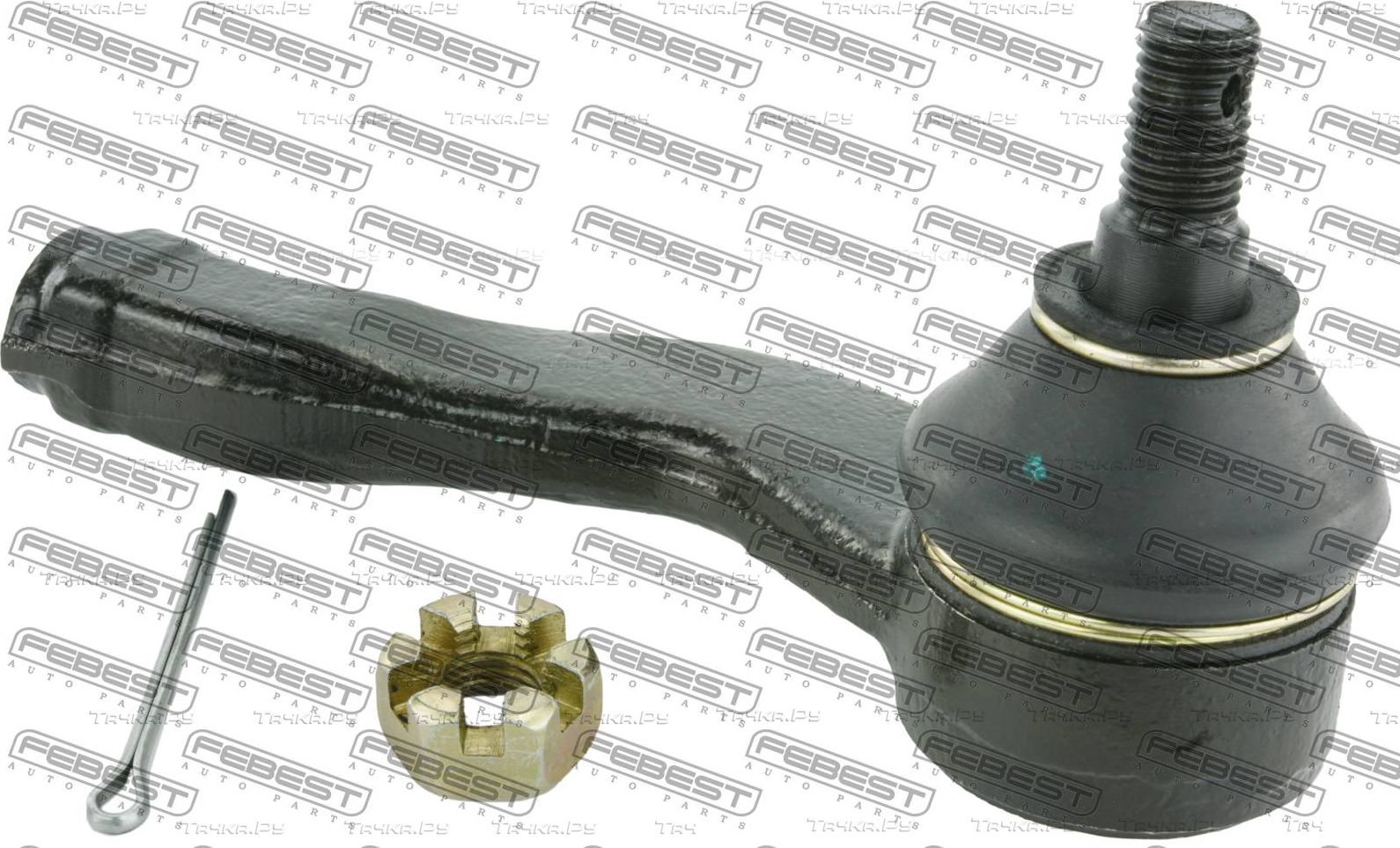 Наконечник рулевой тяги Febest левый для Toyota bB II 2006-2016. Артикул 0121-QNC20LH
