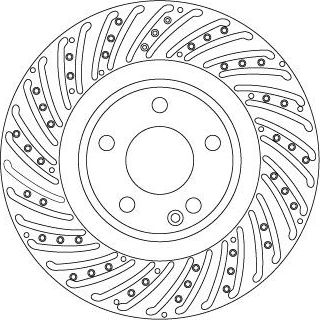 Тормозной диск TRW. Артикул DF6633S