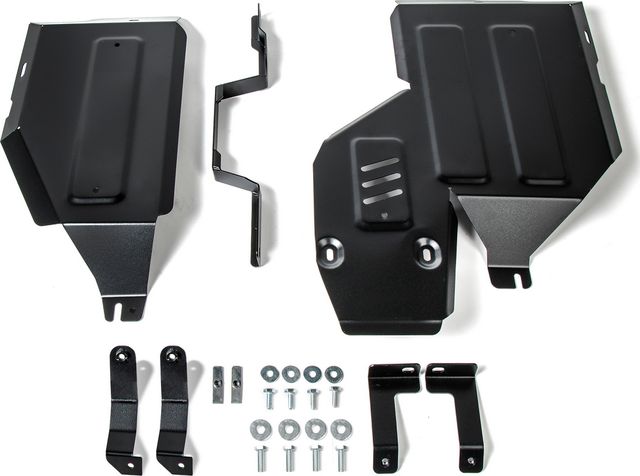 Защита АвтоБРОНЯ для топливного бака и редуктора Mitsubishi Eclipse Cross 4WD 2018-2021. Артикул 111.04054.1