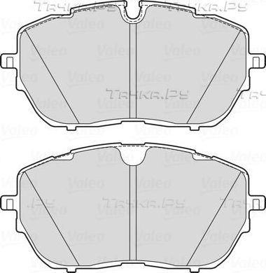 Тормозные колодки Valeo First передние для Citroen C5 X I 2021-2026. Артикул 302205