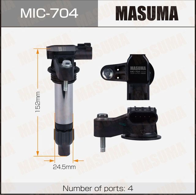 Катушка зажигания MASUMA, OPEL INSIGNIA-A, SU Masuma. Артикул MIC704