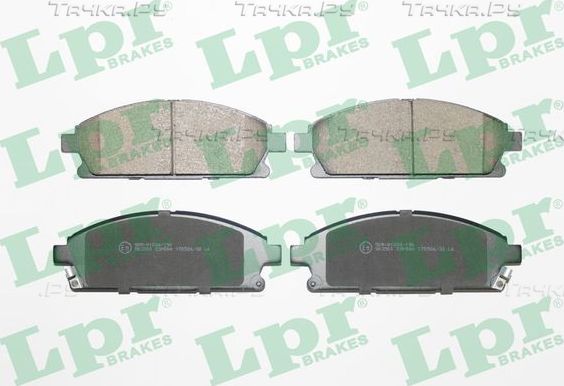 Тормозные колодки LPR передние для Infiniti M I 1989-1993. Артикул 05P846