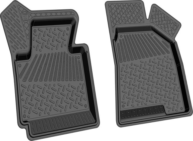 Коврики Rezkon резиновые передние для салона Hyundai ix35 I 2010-2015. Артикул 1520040100