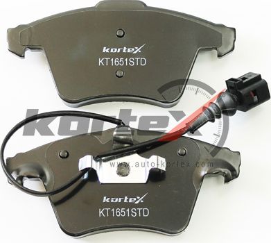 Колодки торм. к/кт (Kortex). Артикул KT1651STD
