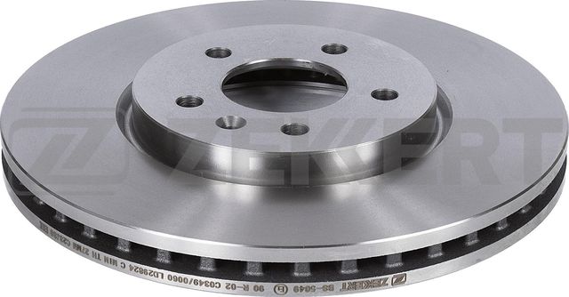 Тормозной диск Zekkert передний для Vauxhall Zafira C 2013-2018. Артикул BS-5049