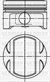 Поршень Yenmak для Saab 900 II 1993-1998. Артикул 31-04218-100