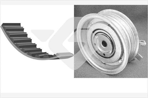 Ремень ГРМ с роликами (комплект) Hutchinson. Артикул KH 125