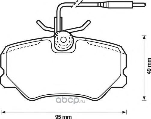 Колодки тормозные дисковые (Jurid) Jurid. Артикул 571359D