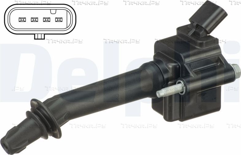 Катушка зажигания Delphi для Opel Cascada 2013-2019. Артикул GN10796-12B1