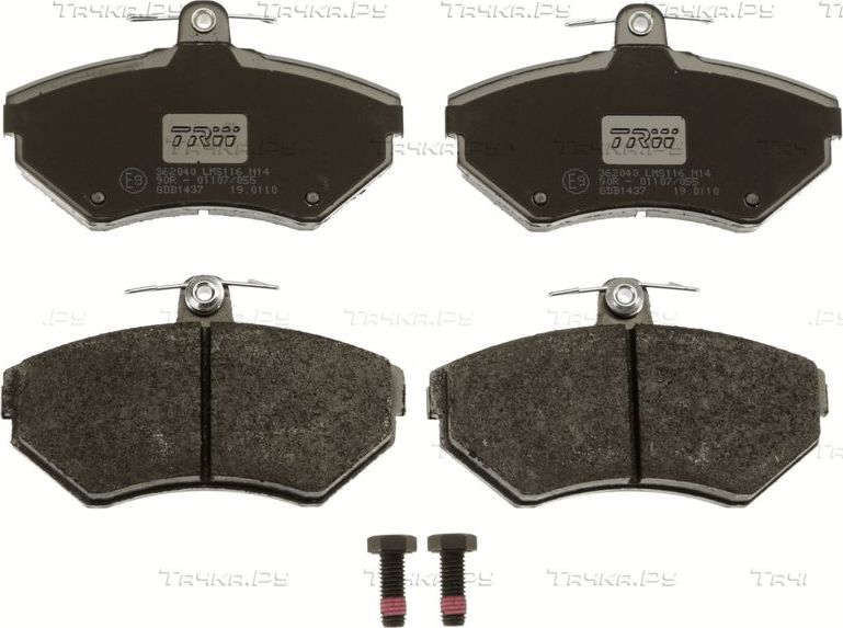 Тормозные колодки TRW COTEC передние для Volkswagen Golf III 1991-1999. Артикул GDB1437