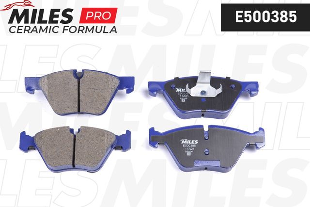 Тормозные колодки Miles (Керамика). Артикул E500385