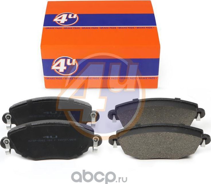 Колодки тормозные (4U). Артикул 4UBP0062