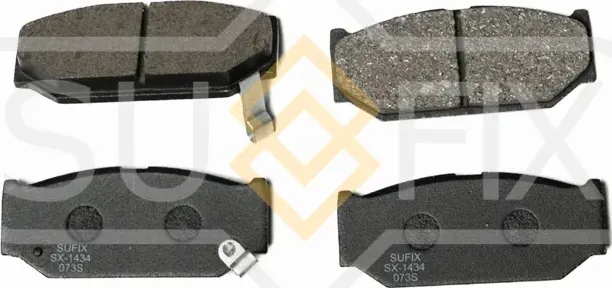 Колодки тормозные дисковые | перед прав/лев | (Sufix). Артикул SX-1434