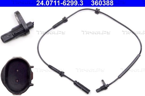 Датчик ABS ATE передний для BMW 4 F32/F33/F36 2013-2026. Артикул 24.0711-6299.3
