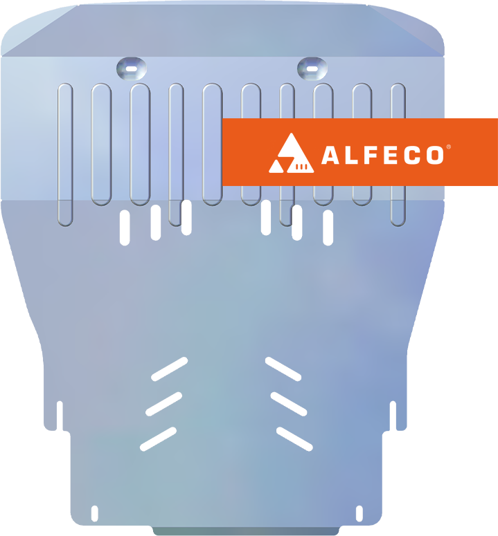 Защита алюминиевая Alfeco для картера и КПП Audi A4 B7 2005-2008. Артикул ALF.30.34 AL4