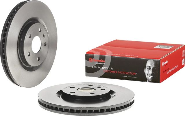 Тормозной диск Brembo PRIME LINE - UV Coated передний для Opel Insignia II 2017-2026. Артикул 09.N316.21