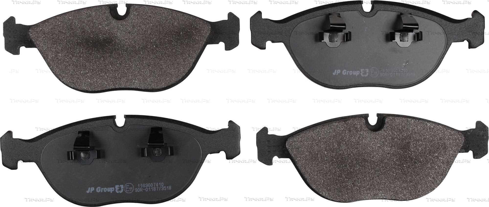 Тормозные колодки JP Group JP передние для Audi A4 I (B5) 2000-2001. Артикул 1163607410