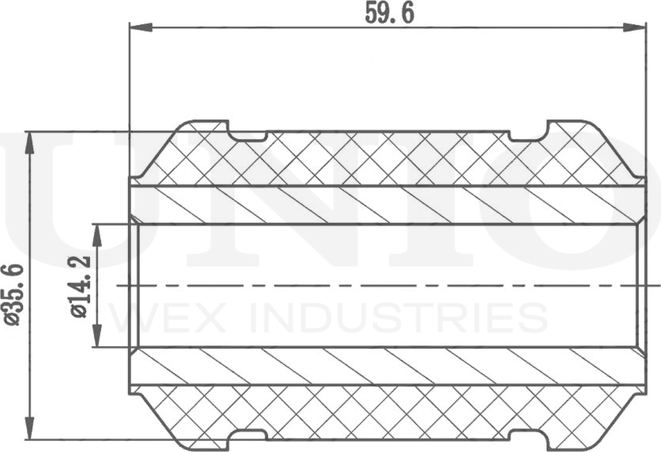 Сайлентблок рычага подвески (Unio). Артикул RMP-20332