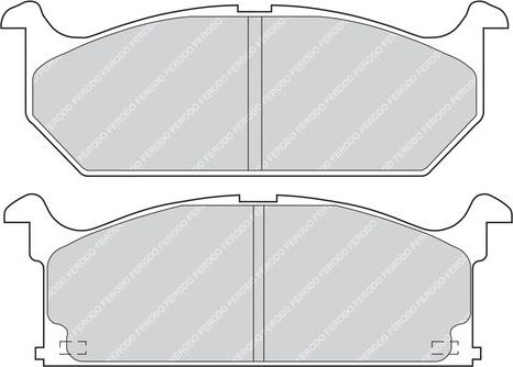 Тормозные колодки Ferodo Premier передние для Suzuki Swift I 1983-1989. Артикул FDB528
