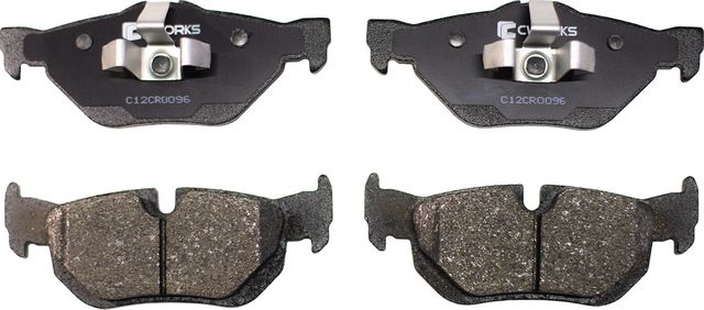 Колодки тормозные задние (Low Metallic) (Cworks). Артикул C12CR0096