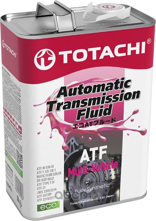 TOTACHI ATF MULTI-VEHICLE Жидкость трансмиссионная (Япония) (4L). Артикул 20604