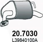 Глушитель (задняя часть) Asso задний правый для Mazda 6 I (GG) 2002-2008. Артикул 20.7030