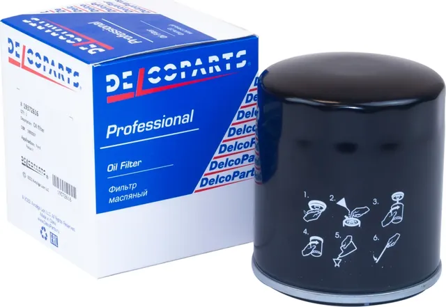 Фильтр масляный (Delcoparts). Артикул 19372616