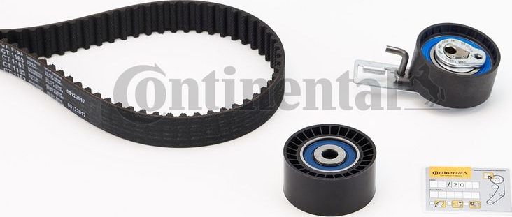 Ремень ГРМ с роликами (комплект) ContiTech. Артикул CT1163K1