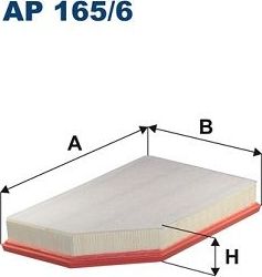 Воздушный фильтр Filtron. Артикул AP 165/6