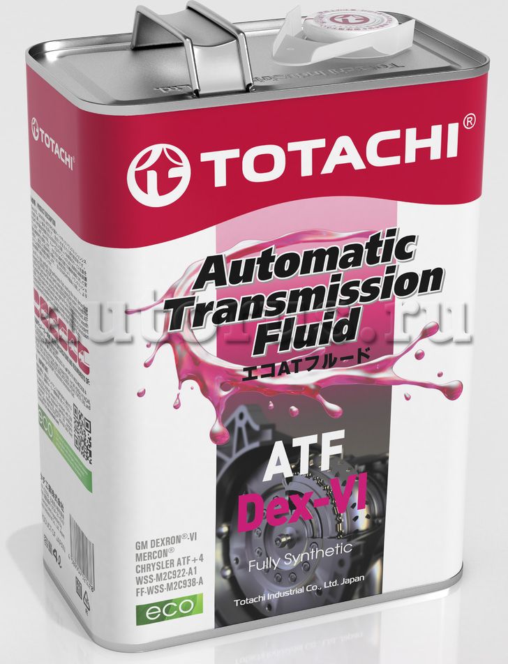 TOTACHI ATF DEXRON-VI Жидкость трансмиссионная (Япония) (4L). Артикул 4589904521478