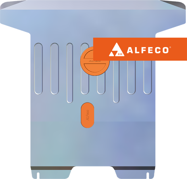 Защита алюминиевая Alfeco для картера и КПП Chevrolet Rezzo 2004-2008. Артикул ALF.03.09 AL4