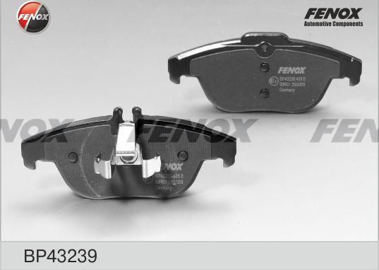 Тормозные колодки Fenox передние для Mercedes-Benz GLK-Класс I (X204) 2008-2015. Артикул BP43239