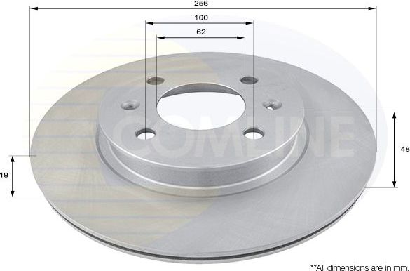 Тормозной диск Comline Comline. Артикул ADC1043V