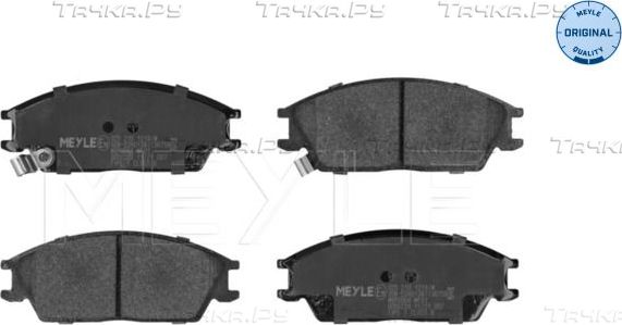 Тормозные колодки Meyle Original. Артикул 025 210 1214/W