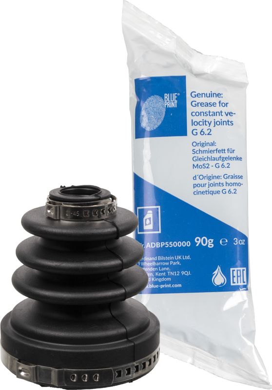 Пыльник шруса (комплект) Blue Print (резина). Артикул ADH28130