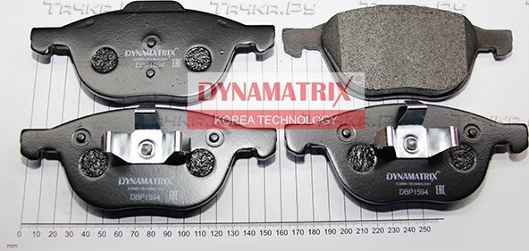 Тормозные колодки Dynamatrix передние для Mercedes-Benz SL-Класс V (R230) 2006-2012. Артикул DBP1594