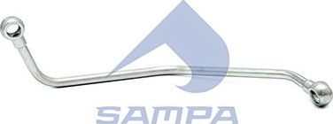 Патрубок интеркулера Sampa для Mercedes-Benz Axor 2002-2004. Артикул 205.166