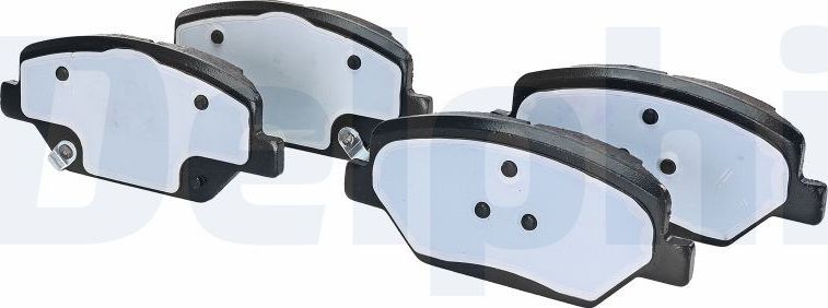 Тормозные колодки Delphi (Low-Metallic). Артикул LP3371